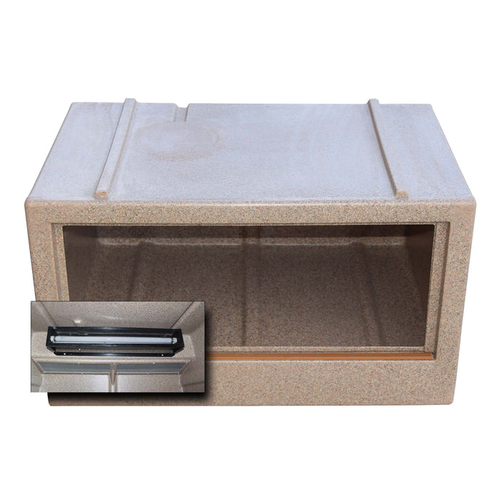 URS Deluxe Reptile Vivarium with Lighting - Medium (No Dome)