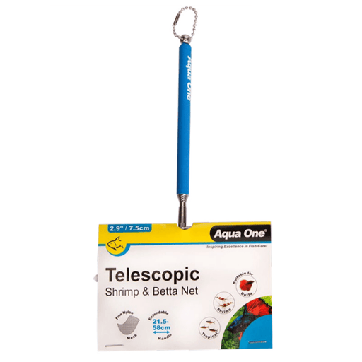 Aqua One Telescopic Fish Net Fine 7.5 x 7cm - Aquatic Supplies Australia
