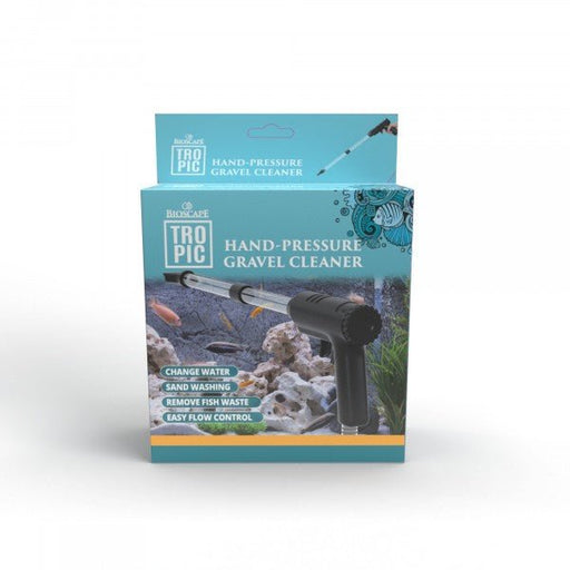 Bioscape Tropic Hand Pressure Gravel Cleaner 30 - 60cm - Aquatic Supplies Australia