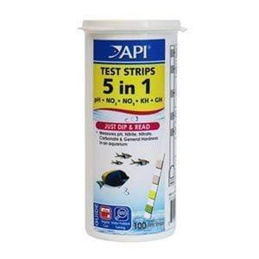 API Quick Testing Strips 5 in 1 - Aquatic Supplies Australia