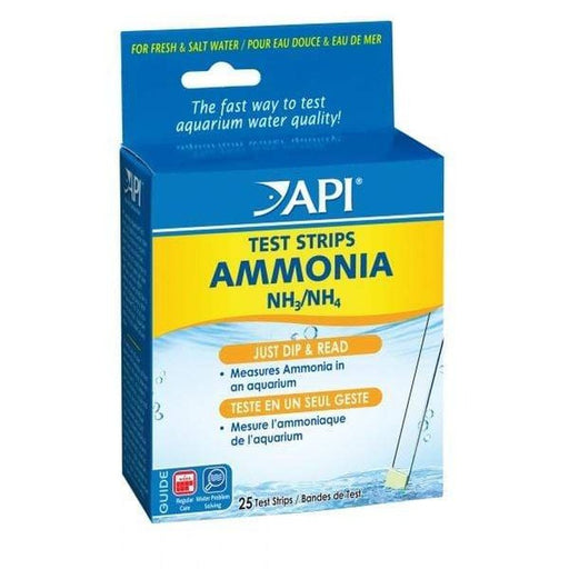 API Quick Testing Strips Ammonia (25 Pack) - Aquatic Supplies Australia