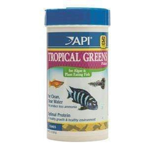API Tropical Greens Flakes 60g - Aquatic Supplies Australia