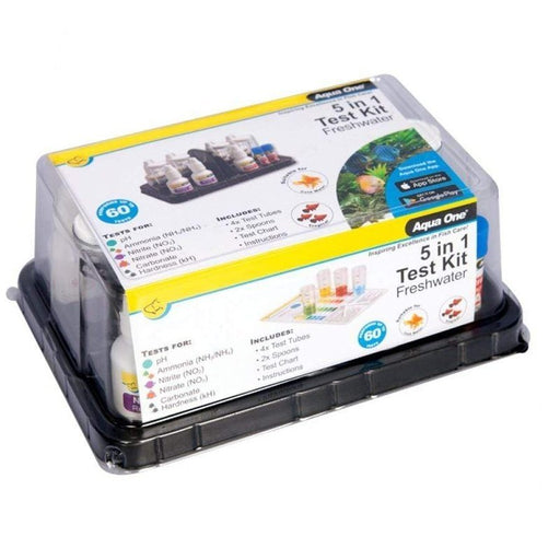 Aqua One 5 in 1 Test Kit Freshwater - Aquatic Supplies Australia