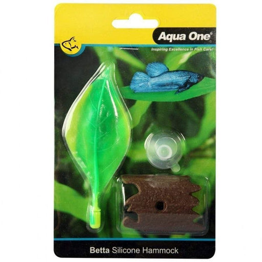 Aqua One Betta Silicone Hammock With Bark - Aquatic Supplies Australia