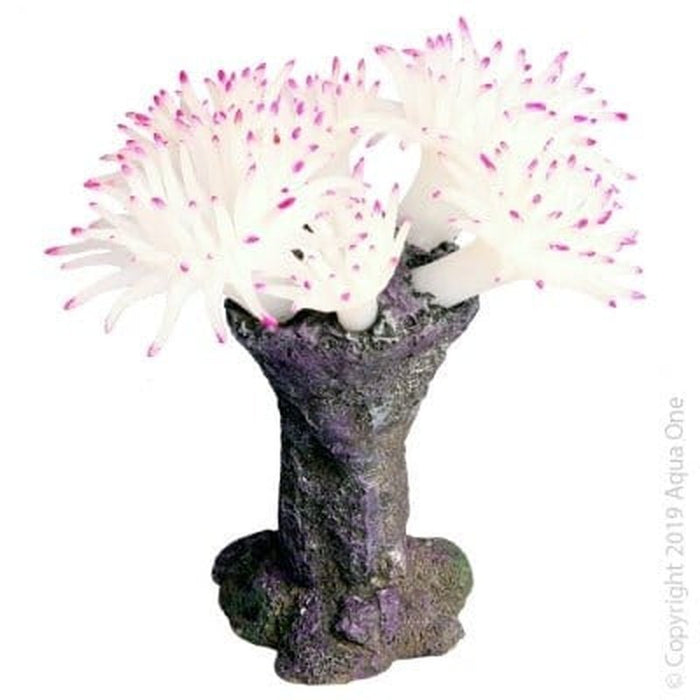Aqua One Copi Coral Tube with Anemone 14.5 x 13.5 x 14cm - Aquatic Supplies Australia