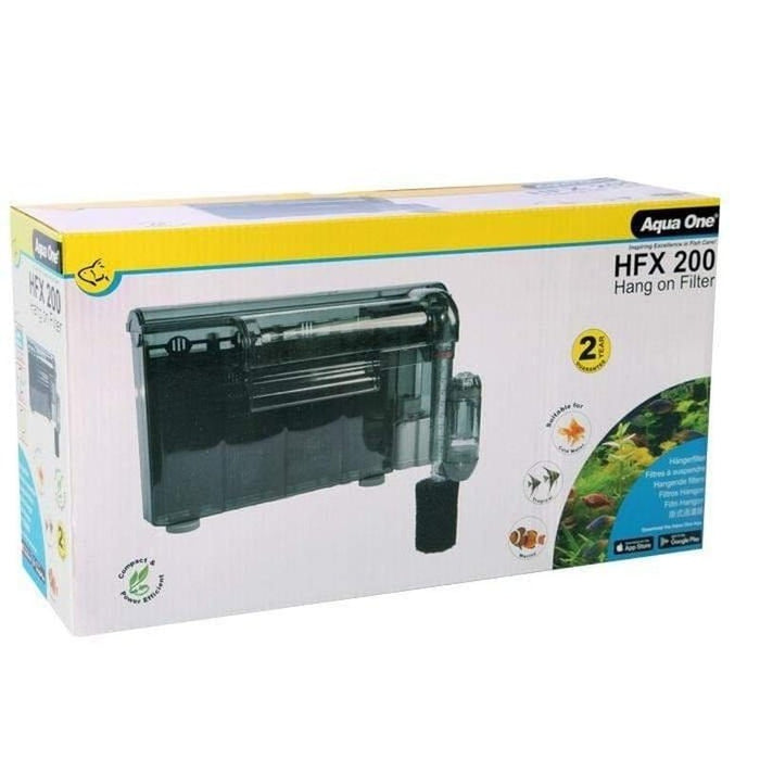 Aqua One HFX 200 Hang On Filter (200L, 600L/h) Aquatic Supplies Australia