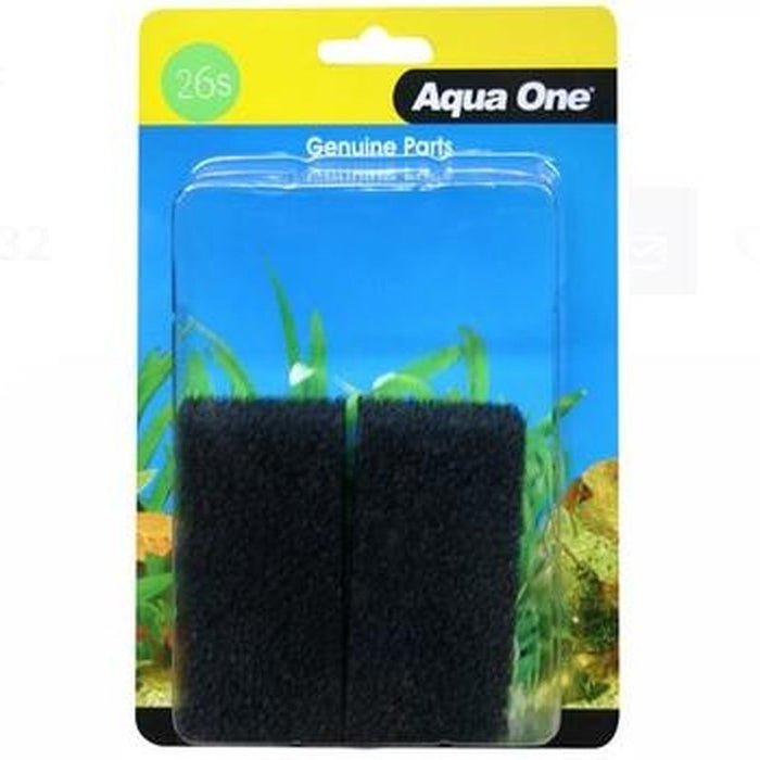 Aqua One Sponge 2pk 26s - Maxi 102F - 25026s - Aquatic Supplies Australia