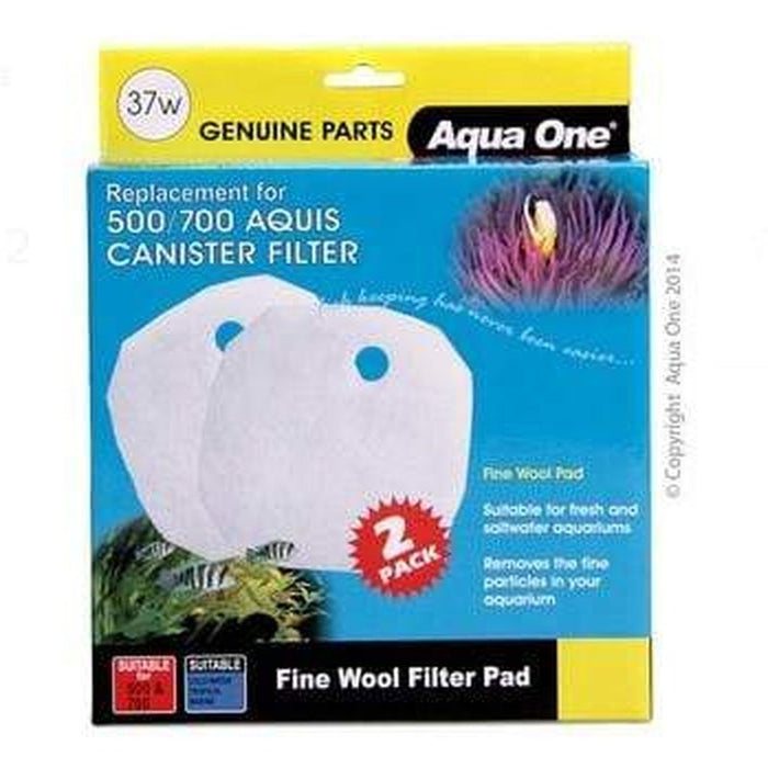 Aqua One Wool 2pk 37w - Aquis 500/700 - 25037w Aquatic Supplies Australia