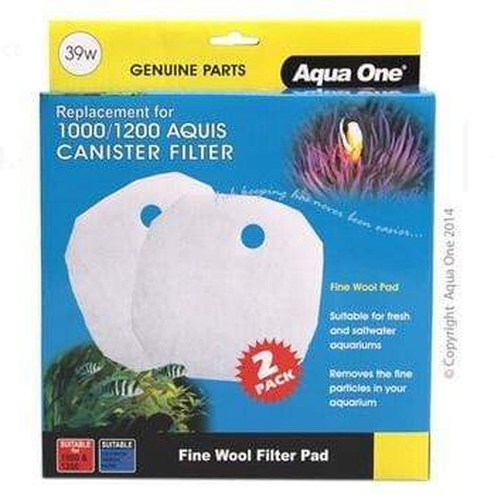 Aqua One Wool 2pk 39w - Aquis 1000/1200 - 25039w Aquatic Supplies Australia