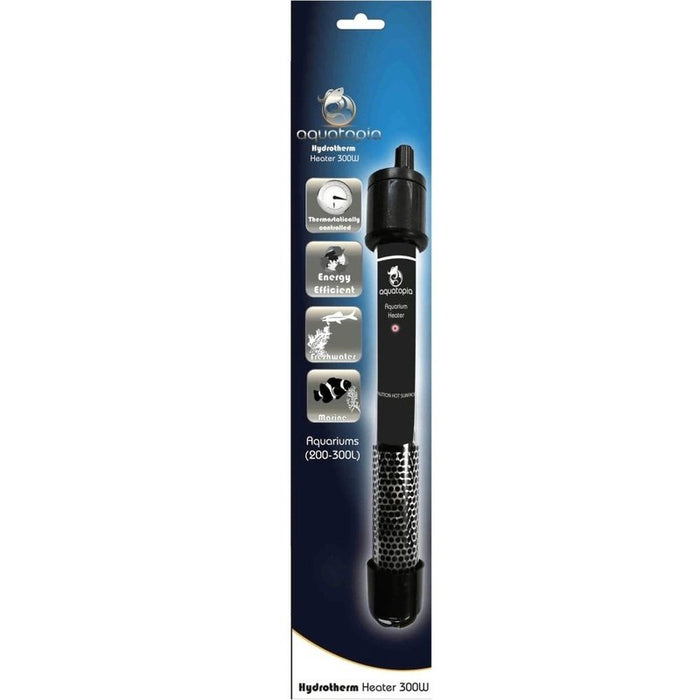 Aquatopia Hydrotherm Heater 300W 37cm (200 - 300L) - Aquatic Supplies Australia