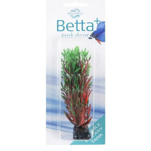 Blue Planet Betta+ Mini Plant Green & Red 10cm - Aquatic Supplies Australia