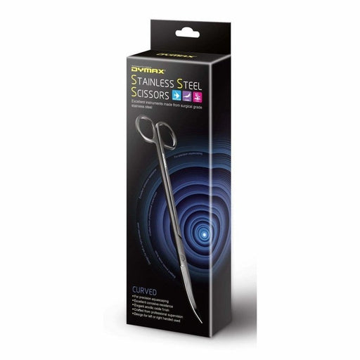 Dymax Stainless Steel Scissor Curved 23cm - Aquatic Supplies Australia