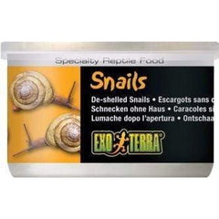 Exo Terra Canned Food 48g De-shelled Snails Aquatic Supplies Australia