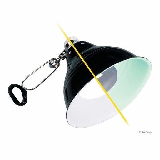 Exo Terra Glow Light Porcelain Clamp Lamp & Glow Reflector - Aquatic Supplies Australia