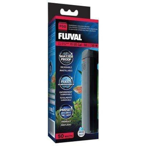 Fluval P50 Pre - set Submersible Heater 50W 15.5cm (50L) - Aquatic Supplies Australia