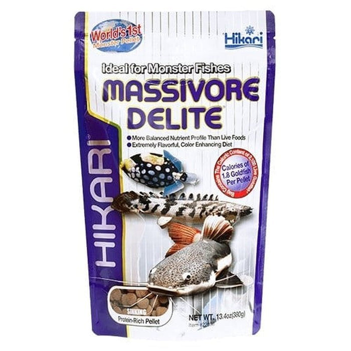 Hikari Massivore Delite 380g - Aquatic Supplies Australia