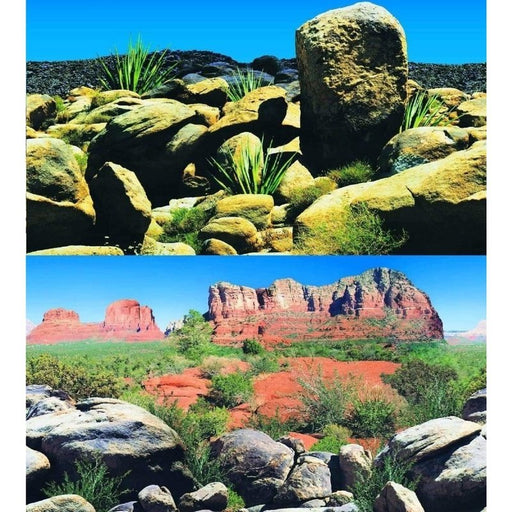 Marina Seaview Background Arizona Desert 30cm High - Aquatic Supplies Australia