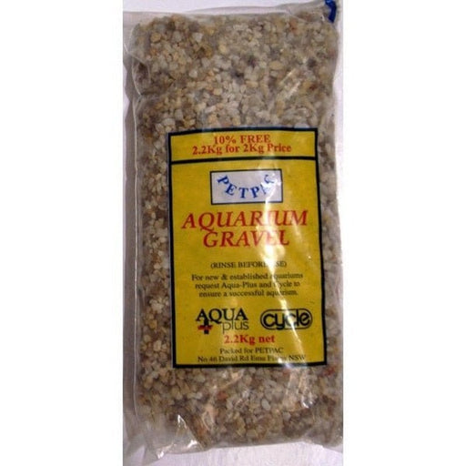 Natural White Gravel 2.2kg - Aquatic Supplies Australia