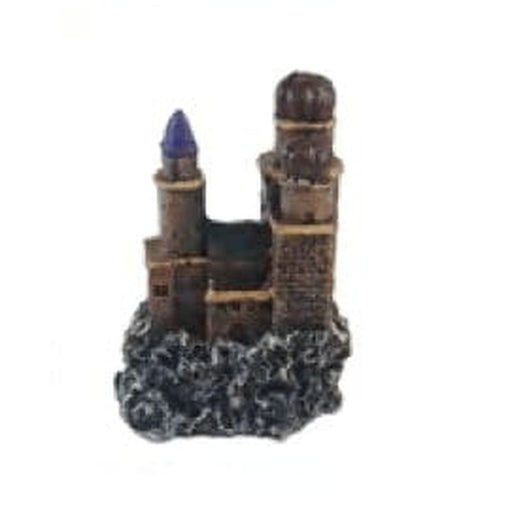 Neptune Mini Castle with Gold Trim 6cm - Aquatic Supplies Australia