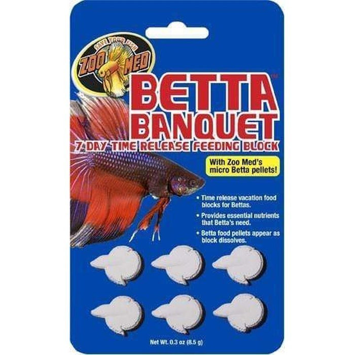 Zoo Med Betta Banquet Blocks 6 Pack - Aquatic Supplies Australia