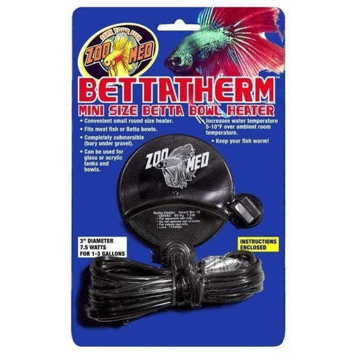 Zoo Med BettaTherm Mini Betta Bowl Heater - Aquatic Supplies Australia