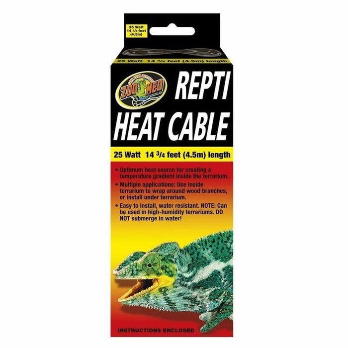 Zoo Med Repti Heat Cable 25W 4.5m - Aquatic Supplies Australia