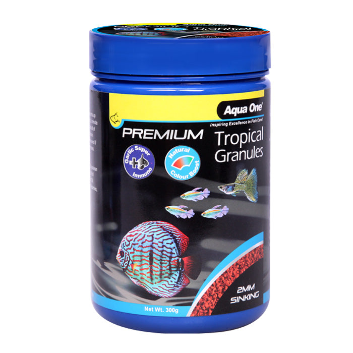 Aqua One Premium Tropical Sinking Granules 300g