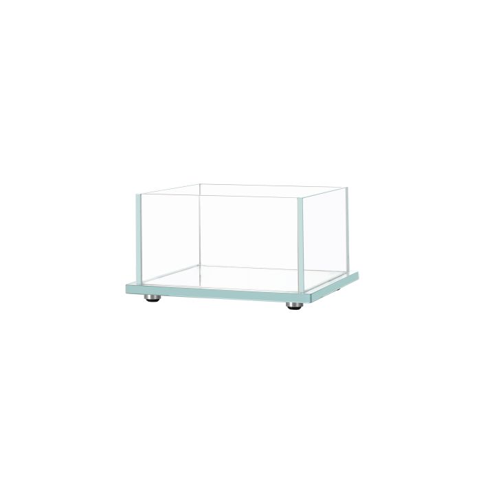 Bioloark Super White Glass Table Terrarium 22 x 22 x 12cm