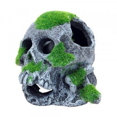 Bioscape Moss Covered Skull 12 x 13cm Aquatic Supplies Australia