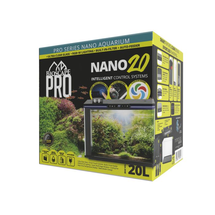 Bioscape PRO Smart Nano Aquarium 20L  35 x 32 x 25cm