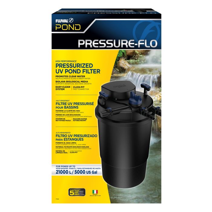 Fluval Pressure-Flo UV Pond Filter 21000 13W (for ponds 21000L)