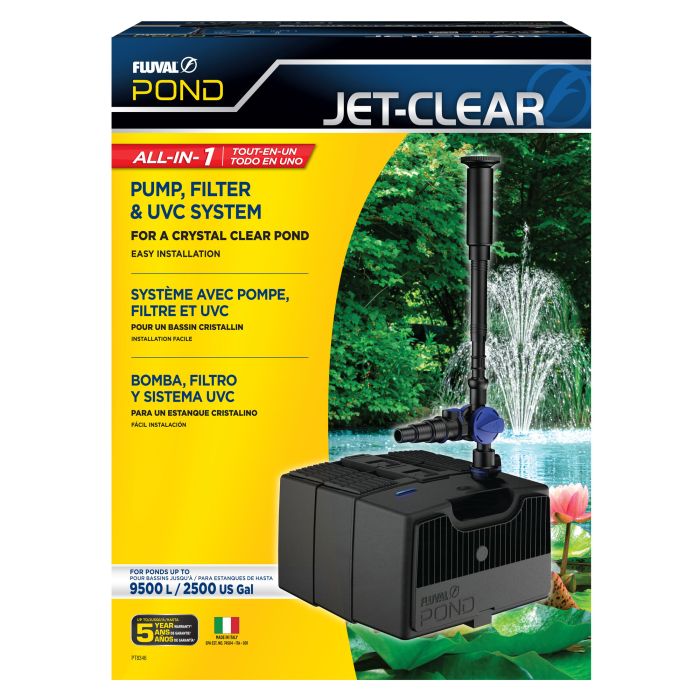 Fluval Jet-Clear All in 1 Pond Pump, Filter & UVC 9500 (for ponds up to 9500L)