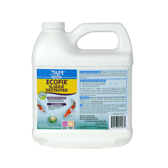 API Pond Care Ecofix Sludge Destroyer 1.89L - Aquatic Supplies Australia