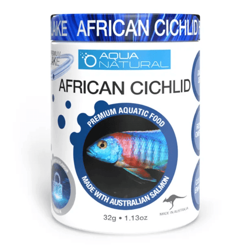 Aqua Natural African Cichlid Flake 32g - Aquatic Supplies Australia