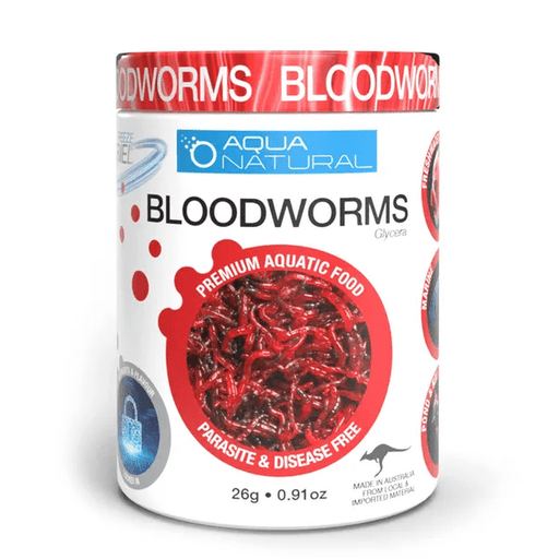 Aqua Natural Freeze Dried Bloodworms 20g - Aquatic Supplies Australia