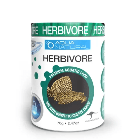 Aqua Natural Herbivore Dough Mix 70g - Aquatic Supplies Australia