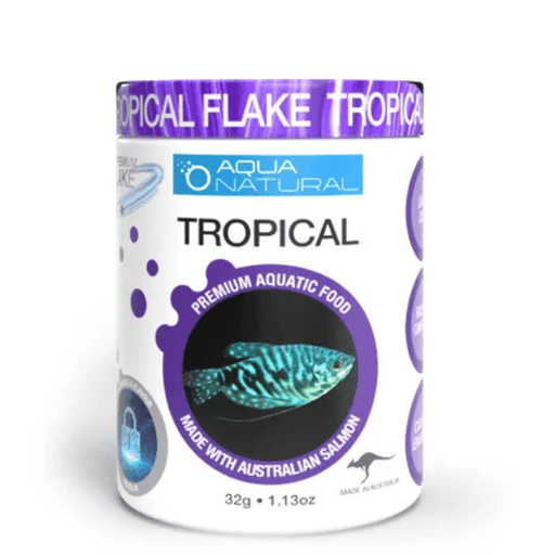 Aqua Natural Tropical Flake 32g - Aquatic Supplies Australia