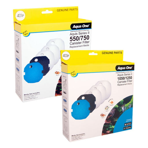 Aqua One Aquis Filter Pad Media Set - Aquatic Supplies Australia