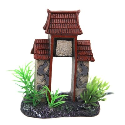 Aqua One Betta Square Column Arch with Roof 10cm - Aquatic Supplies Australia