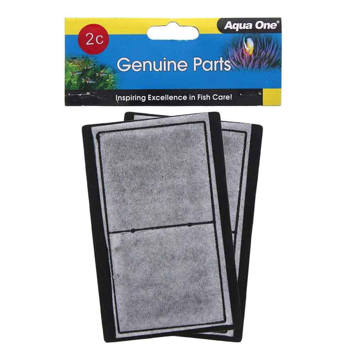 Aqua One Carbon Cartridge 2pk 2c - AquaStyle 510, LifeStyle 52 - 25002c - Aquatic Supplies Australia