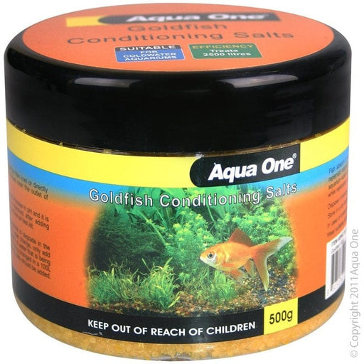 Aqua One Goldfish Conditioning Salt 500g - Aquatic Supplies Australia