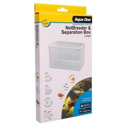 Aqua One Net Breeder & Separation Box Large (27 x 16 x 15cm) - Aquatic Supplies Australia