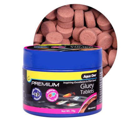 Aqua One Premium Gluey Tablets 70g - Aquatic Supplies Australia