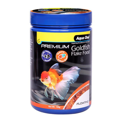 Aqua One Premium Goldfish Flakes 150g - Aquatic Supplies Australia