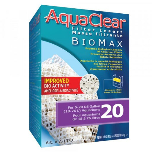 AquaClear 20 BioMax Insert - Aquatic Supplies Australia