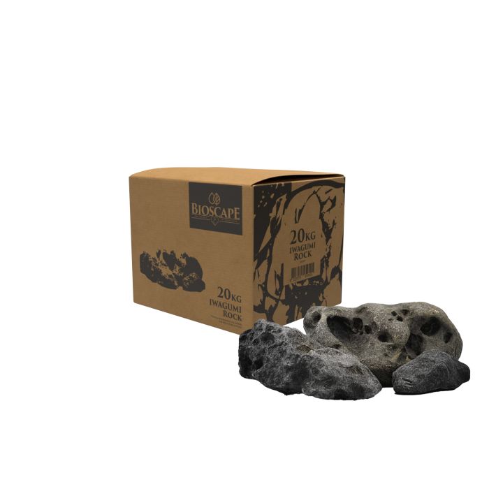 Bioscape Iwagumi Rock Mixed Sizes 20kg Box - Aquatic Supplies Australia