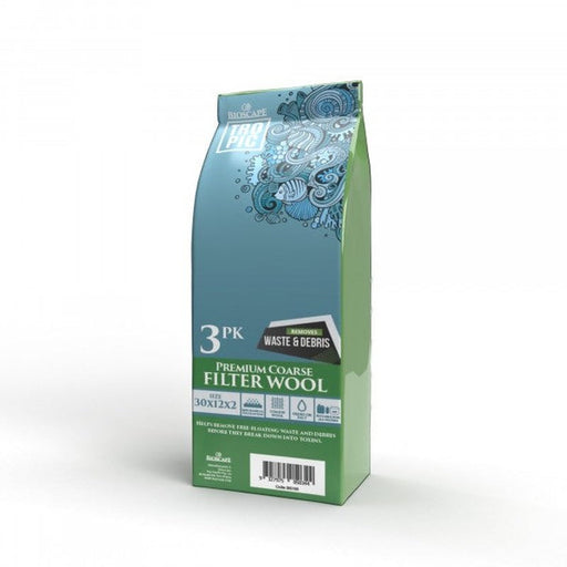 Bioscape Premium Coarse Filter Wool 3 Pack - Blue - Aquatic Supplies Australia