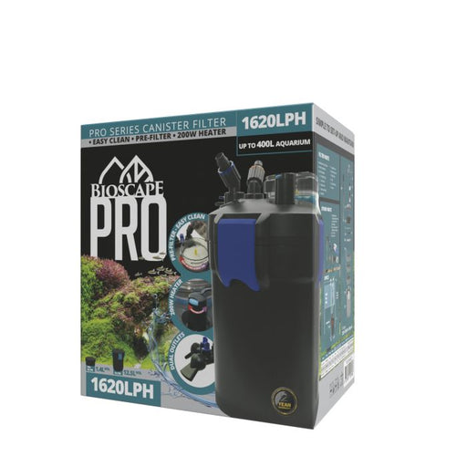 Bioscape PRO Easy Clean Canister Filter with Heater 1620L/hr (400L) - Aquatic Supplies Australia