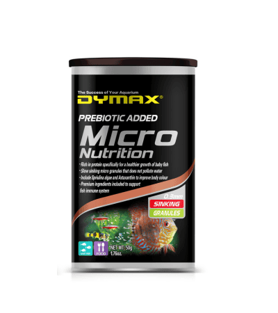 Dymax Micro Nutrition Sinking Granule - Aquatic Supplies Australia