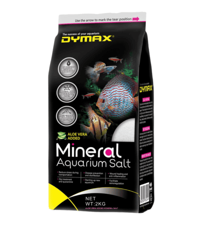 Dymax Mineral Aquarium Salt with Aloe Vera 2kg - Aquatic Supplies Australia